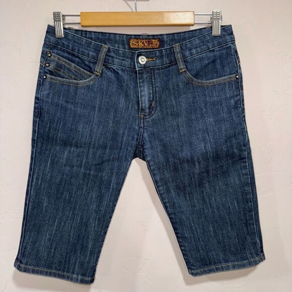 Sky Jeans Denim Shorts Size 9/10 - Picture 1 of 5